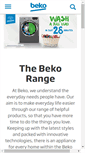 Mobile Screenshot of beko.co.uk