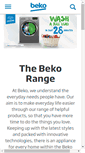 Mobile Screenshot of beko.ie